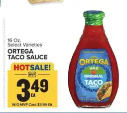 Food Lion Ortega Taco Sauce offer