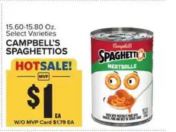 Food Lion Campbell's Spaghettios offer