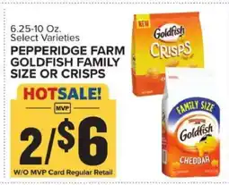 Food Lion Pepperidge Farm Goldfish Family Size or Crisps offer
