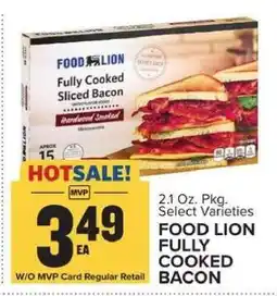 Food Lion Food Lion Fully Cooked Bacon offer