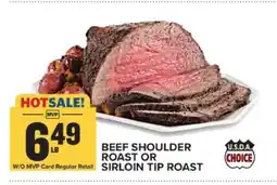 Food Lion Beef Shoulder Roast or Sirloin Tip Roast offer