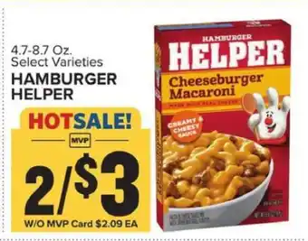 Food Lion Hamburger Helper offer