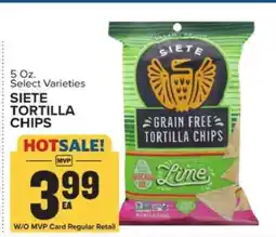 Food Lion Siete Tortilla Chips offer