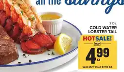 Food Lion Cold Water Lobster Tail offer