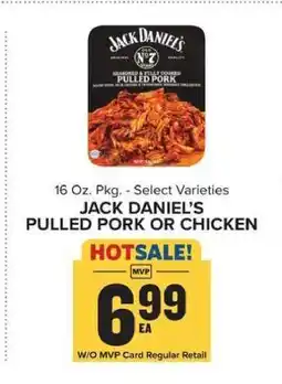 Food Lion Jack Daniel's Pulled Pork or Chicken offer