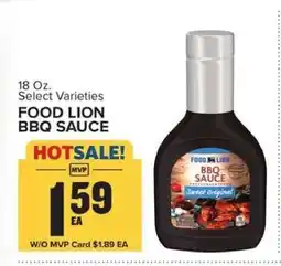 Food Lion FOOD LION BBQ SAUCE offer