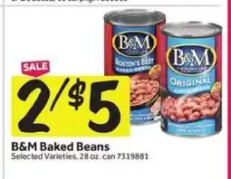 Stop&Shop B & M Baked Beans offer