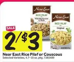 Stop&Shop Near East Rice Pilaf or Couscous offer