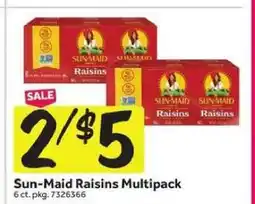 Stop&Shop Sun-Maid Raisins Multipack offer