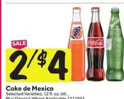 Stop&Shop Coke de Mexico offer