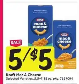 Stop&Shop Kraft Mac & Cheese offer
