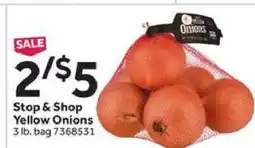 Stop&Shop Stop & Shop Yellow Onions offer