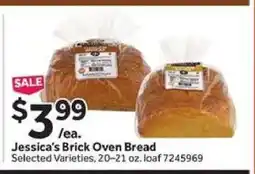 Stop&Shop Jessica’s Brick Oven Bread offer