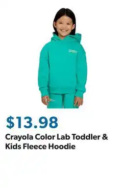 Sam's Club Crayola Color Lab Toddler & Kids Fleece Hoodie offer