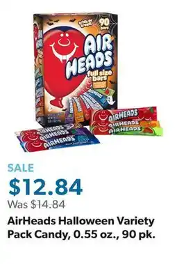 Sam's Club AirHeads Halloween Variety Pack Candy, 0.55 oz., 90 pk offer