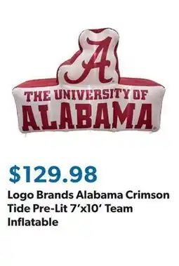 Sam's Club Logo Brands Alabama Crimson Tide Pre-Lit 7'x10' Team Inflatable offer