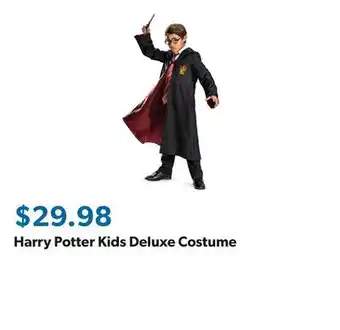 Sam's Club Harry Potter Kids Deluxe Costume offer