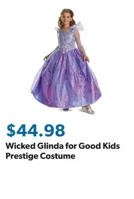 Sam's Club Wicked Glinda for Good Kids Prestige Costume offer