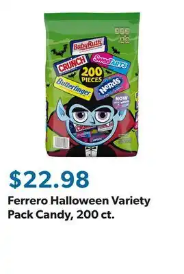 Sam's Club Ferrero Halloween Variety Pack Candy, 200 ct offer