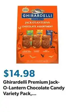 Sam's Club Ghirardelli Premium Jack-O-Lantern Chocolate Candy Variety Pack, 15.2 oz offer