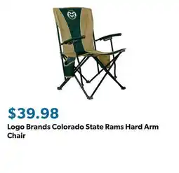 Sam's Club Logo Brands Colorado State Rams Hard Arm Chair offer