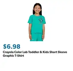 Sam's Club Crayola Color Lab Toddler & Kids Short Sleeve Graphic T-Shirt offer