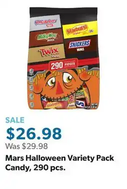 Sam's Club Mars Halloween Variety Pack Candy, 290 pcs offer