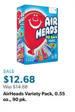 Sam's Club AirHeads Variety Pack, 0.55 oz., 90 pk offer