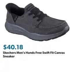 Sam's Club Skechers Men's Hands Free Swift Fit Canvas Sneaker offer