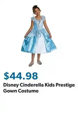 Sam's Club Disney Cinderella Kids Prestige Gown Costume offer