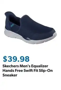 Sam's Club Skechers Men's Equalizer Hands Free Swift Fit Slip-On Sneaker offer