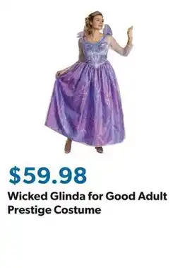 Sam's Club Wicked Glinda for Good Adult Prestige Costume offer