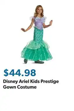 Sam's Club Disney Ariel Kids Prestige Gown Costume offer