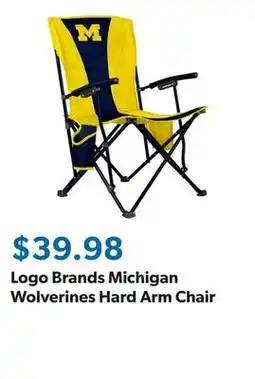 Sam's Club Logo Brands Michigan Wolverines Hard Arm Chair offer