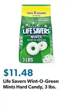 Sam's Club Life Savers Wint-O-Green Mints Hard Candy, 3 lbs offer