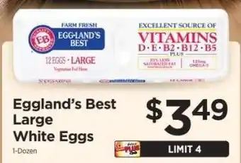 ShopRite Eggland's Best Large White Eggs offer