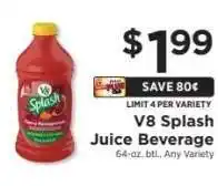 ShopRite V8 Splash Juice Beverage offer