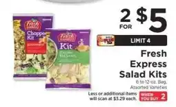 ShopRite Fresh Express Salad Kits offer