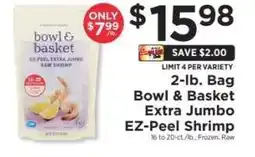 ShopRite Bowl & Basket Extra Jumbo EZ-Peel Shrimp offer