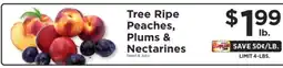 ShopRite Tree Ripe Peaches, Plums & Nectarines offer