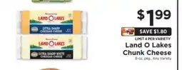 ShopRite Land O Lakes Chunk Cheese offer