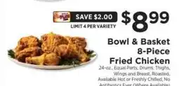 ShopRite Bowl & Basket 8-Piece Fried Chicken offer
