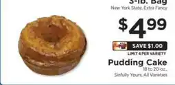 ShopRite Pudding Cake offer