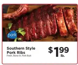 ShopRite Southern Style Pork Ribs offer