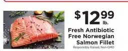 ShopRite Fresh Antibiotic Free Norwegian Salmon Fillet offer