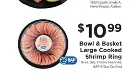 ShopRite Bowl & Basket Large Cooked Shrimp Ring offer