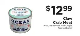 ShopRite Claw Crab Meat offer
