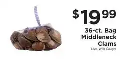 ShopRite Middleneck Clams offer