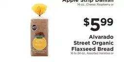 ShopRite Alvarado Street Organic Flaxseed Bread offer