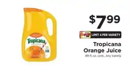 ShopRite Tropicana Orange Juice offer